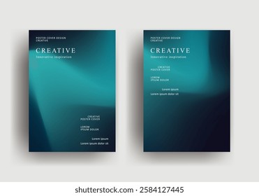 brochure poster template. retro vintage Covers Design. fluid gradient background design. retro front page design for Banner, Poster, Flyer, Invitation and Annual Report