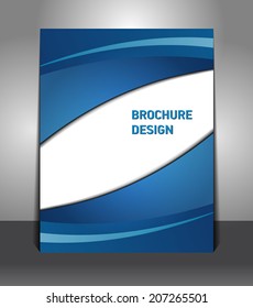 Brochure presentation of business poster. Flyer design content background. 