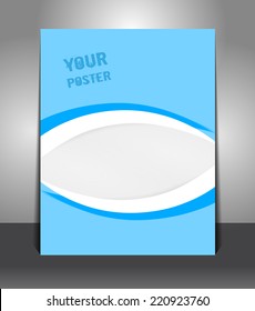 Brochure presentation of business poster. Flyer design content background. 