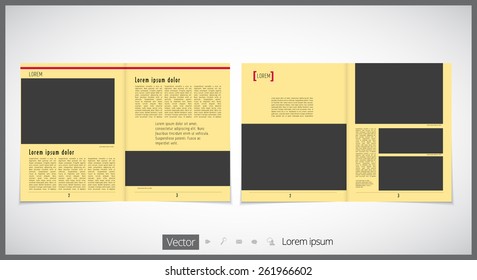 Brochure print template design