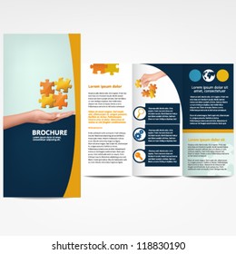 Brochure with Puzzle