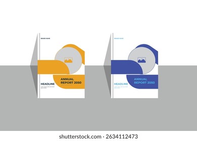 Brochure and report cover pages