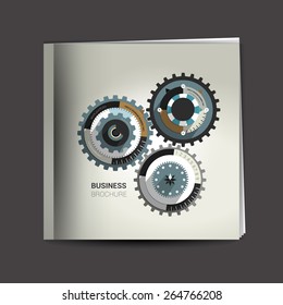 Brochure, report layout cover  template. Info graphic.