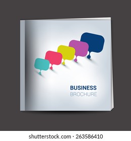 Brochure, report layout template. Info graphic.