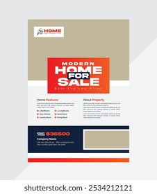 a brochure for sale with a house sale sign
