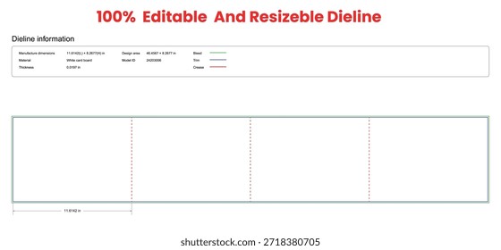 brochure stack dieline template box dieline die lines packaging custom dieline  box cardboard box dieline pizza printable product packaging layout,