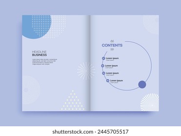 Brochure Table of Contents Template