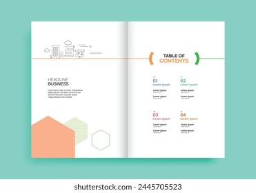 Brochure Table of Contents Template