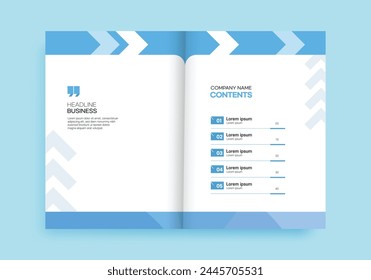 Brochure Table of Contents Template