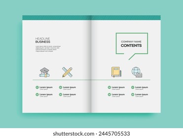 Brochure Table of Contents Template