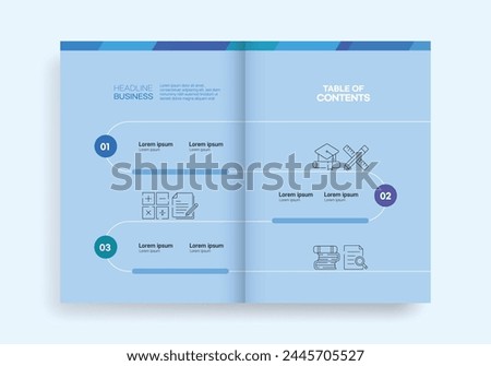 Brochure Table of Contents Template