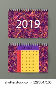 Brochure template with abstract background. Creative fluid colors background. Eps10 Vector illustration