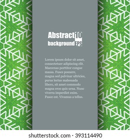Brochure template with abstract background. Eps 10 Vector illustration