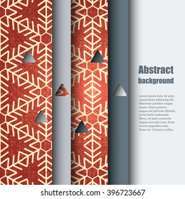 Brochure template with abstract background. Eps 10 Vector illustration
