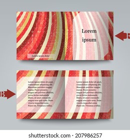 Brochure template with abstract background. Eps10 Vector illustration