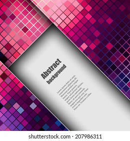Brochure template with abstract background. Eps10 Vector illustration