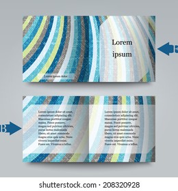 Brochure template with abstract background. Eps10 Vector illustration
