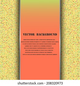 Brochure template with abstract background. Eps10 Vector illustration