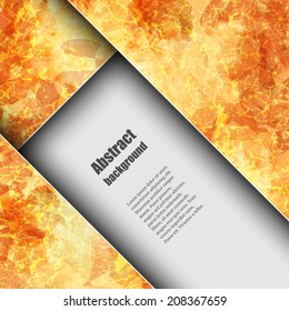 Brochure template with abstract background. Eps10 Vector illustration