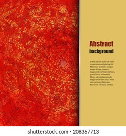 Brochure template with abstract background. Eps10 Vector illustration
