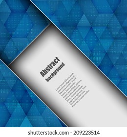 Brochure template with abstract background. Eps10 Vector illustration