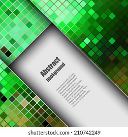 Brochure template with abstract background. Eps10 Vector illustration
