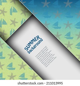 Brochure template with abstract background. Eps10 Vector illustration