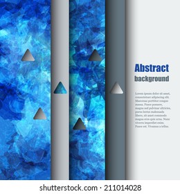 Brochure template with abstract background. Eps10 Vector illustration