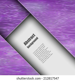 Brochure template with abstract background. Eps10 Vector illustration