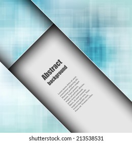 Brochure template with abstract background. Eps10 Vector illustration