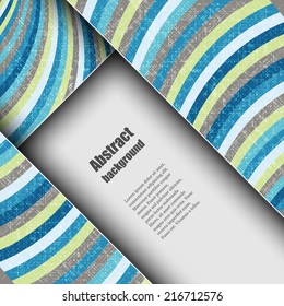 Brochure template with abstract background. Eps10 Vector illustration