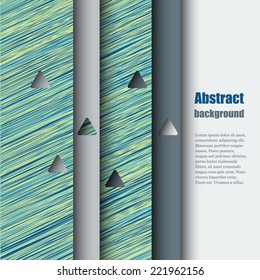 Brochure template with abstract background. Eps10 Vector illustration