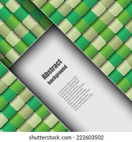 Brochure template with abstract background. Eps10 Vector illustration