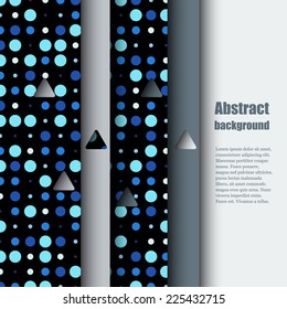 Brochure template with abstract background. Eps10 Vector illustration