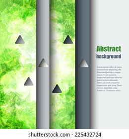 Brochure template with abstract background. Eps10 Vector illustration