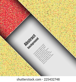 Brochure template with abstract background. Eps10 Vector illustration