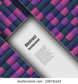 Brochure template with abstract background. Eps10 Vector illustration