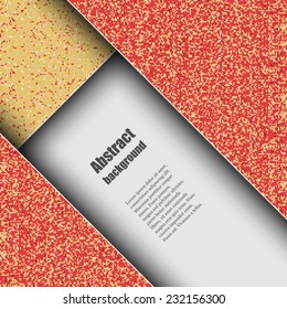 Brochure template with abstract background. Eps10 Vector illustration