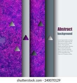 Brochure template with abstract background. Eps10 Vector illustration