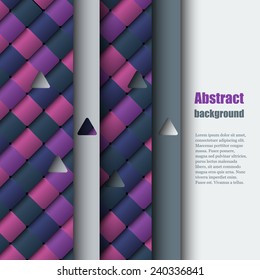 Brochure template with abstract background. Eps10 Vector illustration