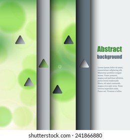 Brochure template with abstract background. Eps10 Vector illustration