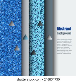 Brochure template with abstract background. Eps10 Vector illustration