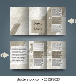 Brochure template with abstract background. Eps10 Vector illustration
