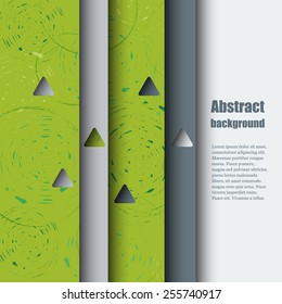 Brochure template with abstract background. Eps10 Vector illustration