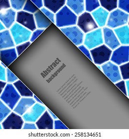 Brochure template with abstract background. Eps10 Vector illustration