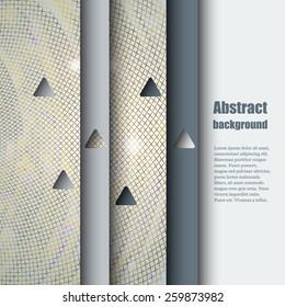 Brochure template with abstract background. Eps10 Vector illustration