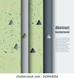 Brochure template with abstract background. Eps10 Vector illustration