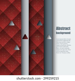 Brochure template with abstract background. Eps10 Vector illustration