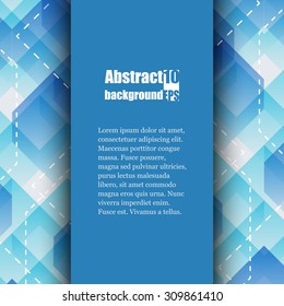 Brochure template with abstract background. Eps10 Vector illustration