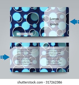 Brochure template with abstract background.  Eps10 Vector illustration